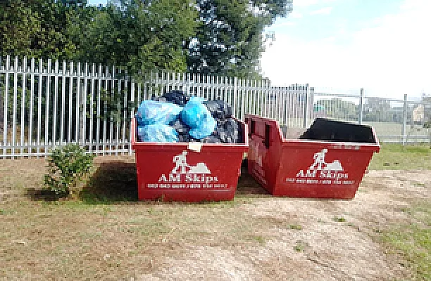 AM Skips Skip rentals in George in action